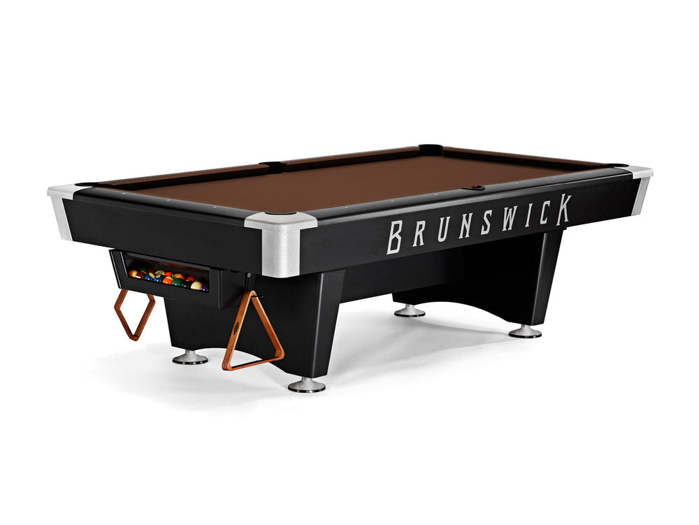 Brunswick Black Wolf Pro 7 ft Black Gully System with Brown cloth