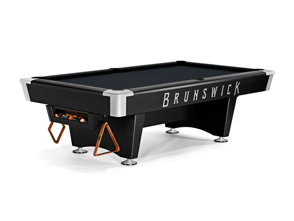Brunswick Black Wolf Pro 7 ft Black Gully System with Black cloth