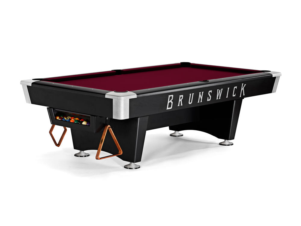 Brunswick Black Wolf Pro 7 ft Black Gully System with Navy cloth