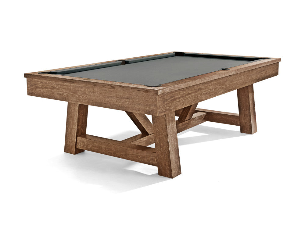 Brunswick Botanic 7 ft Rustic Dark Brown with Steel Gray cloth