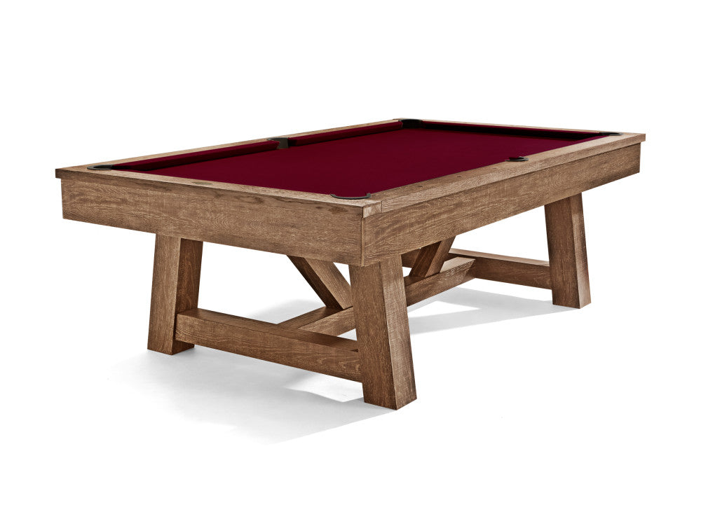 Brunswick Botanic 7 ft Rustic Dark Brown with Wine cloth