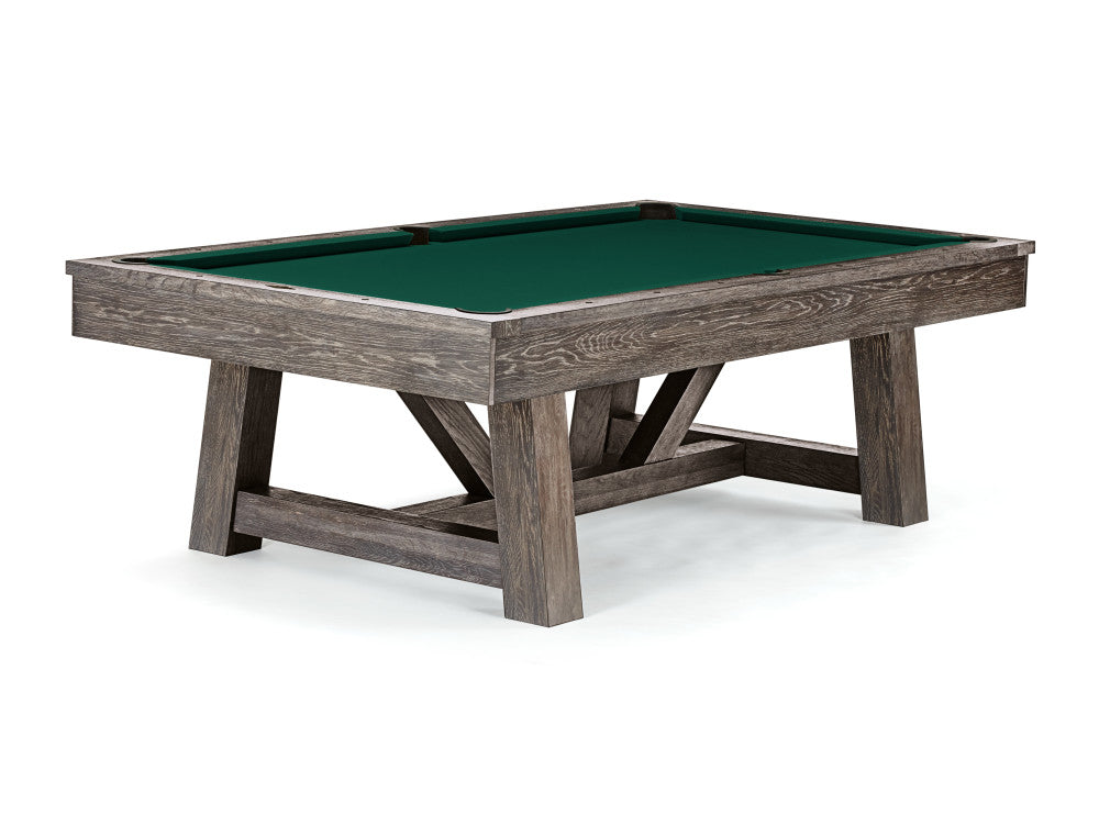 Brunswick Botanic 8 ft Dark Charcoal with Bottle Green cloth