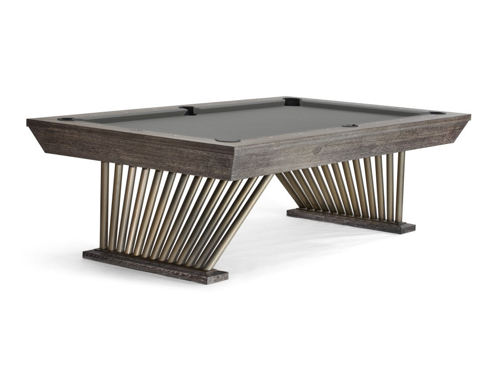 Brunswick Brescia 8 ft Dark Charcoal with Steel Gray cloth