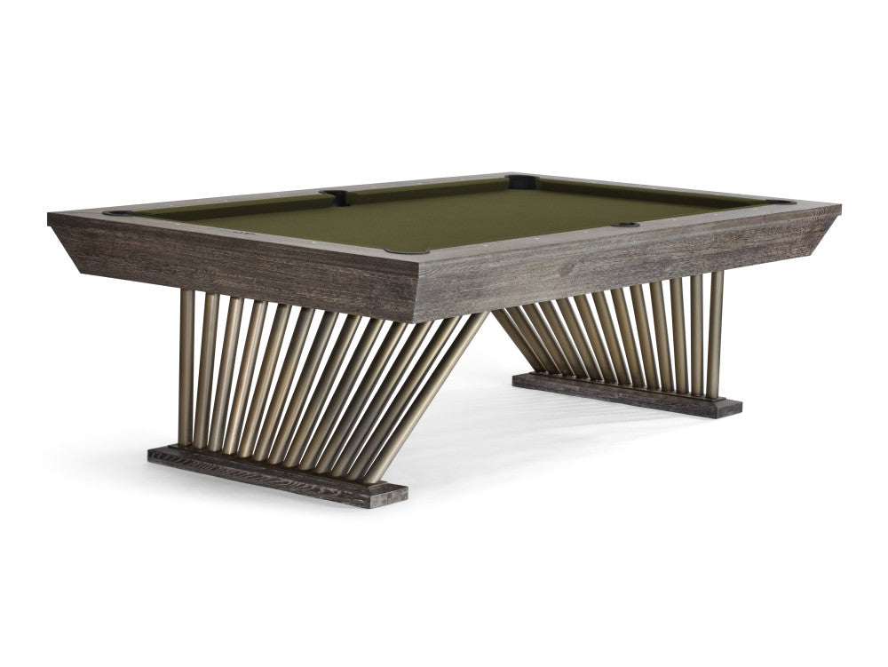 Brunswick Brescia 8 ft Dark Charcoal with Olive cloth