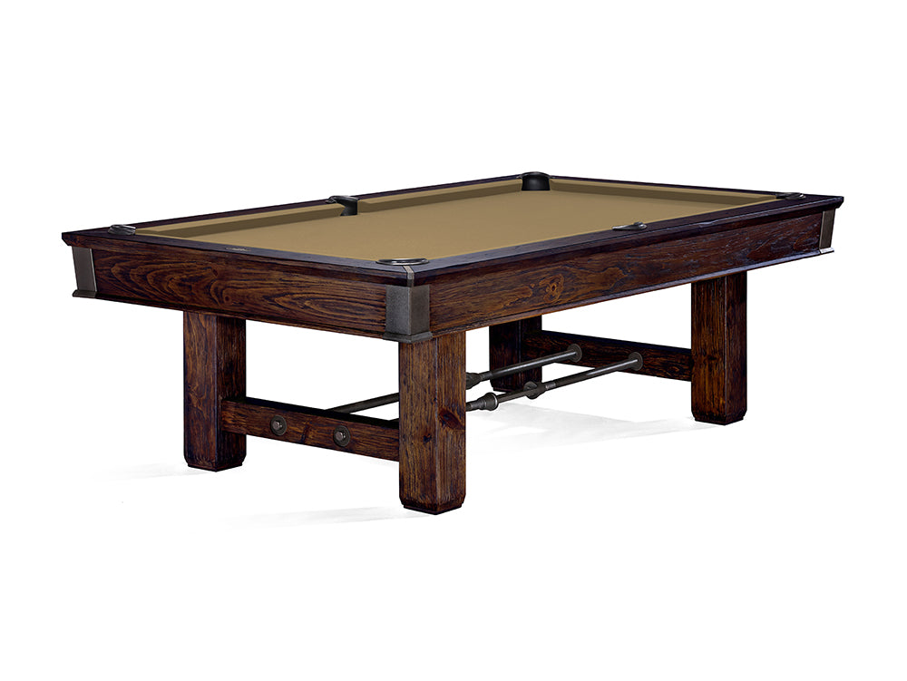 Brunswick Canton 8 ft Black Forest with Camel cloth