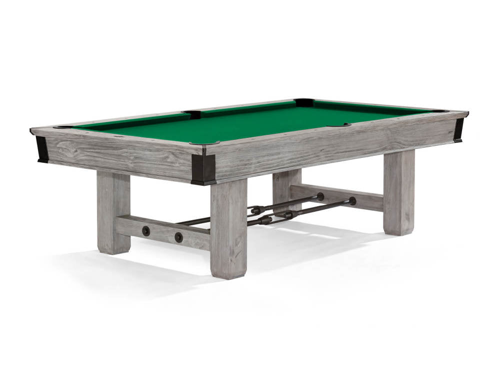 Brunswick Canton 8 ft Rustic Grey with Championship Green cloth