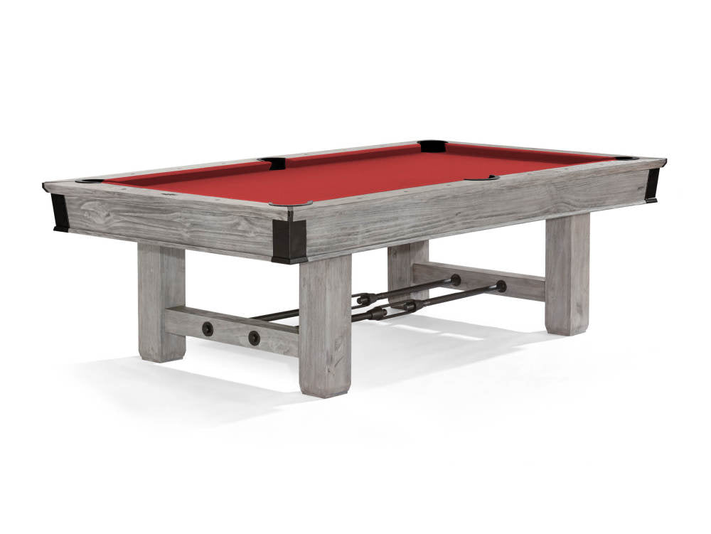 Brunswick Canton 8 ft Rustic Grey with Red cloth