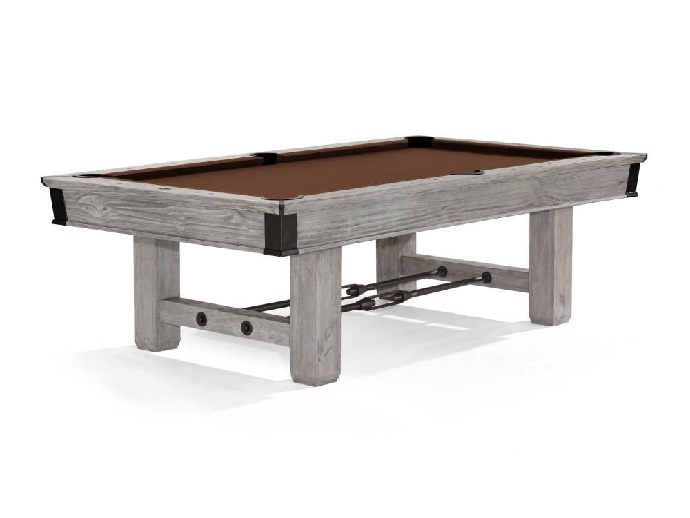 Brunswick Canton 8 ft Rustic Grey with Brown cloth