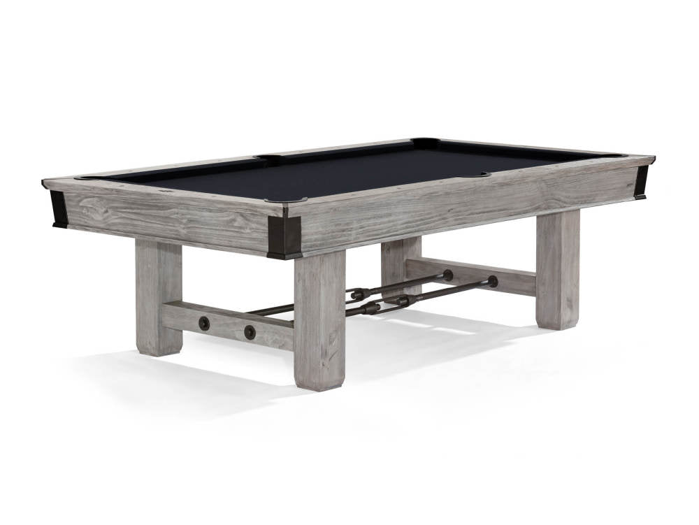 Brunswick Canton 8 ft Rustic Grey with Black cloth