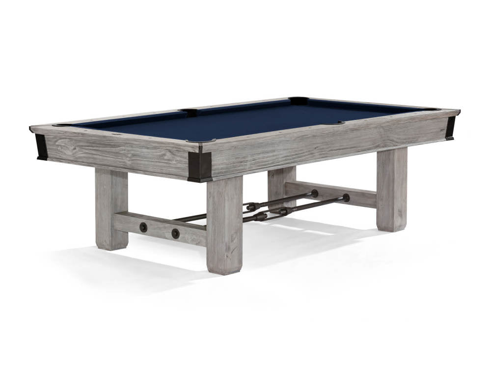 Brunswick Canton 8 ft Rustic Grey with Navy cloth