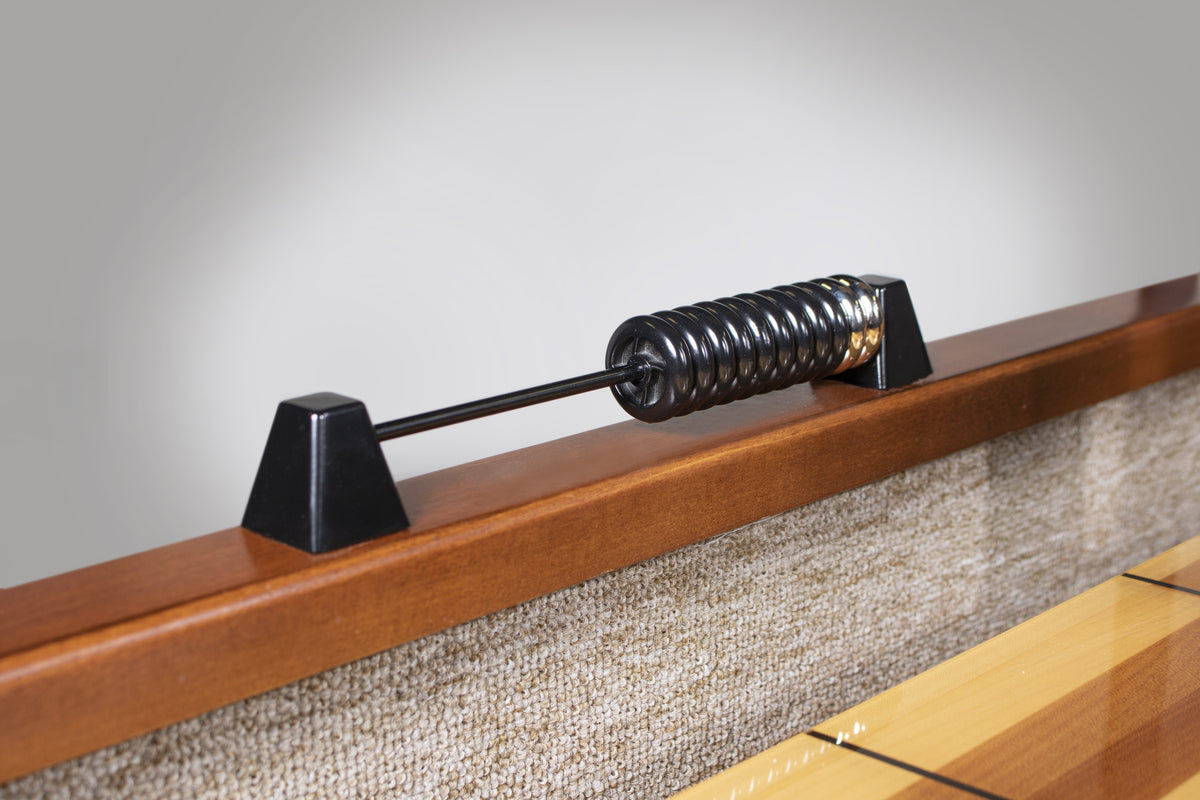 Legacy Elite 12 ft Shuffleboard Table with 20 Inch Wide Playfield detail