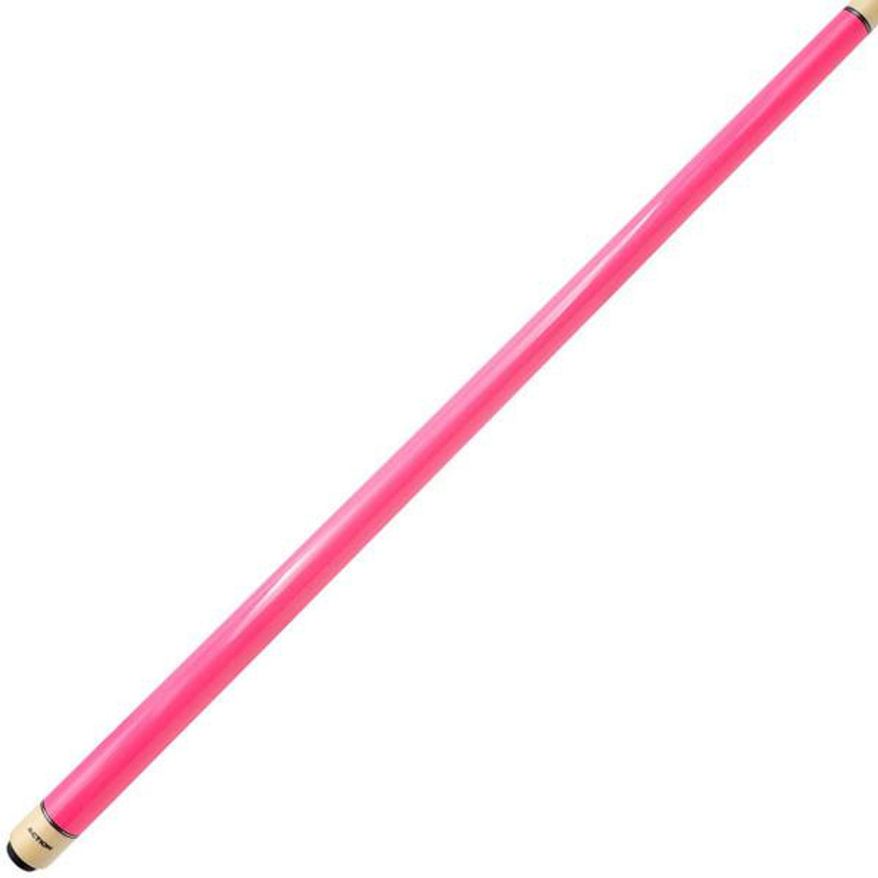 Action COL06 Pool Cue Pink Birdseye Maple