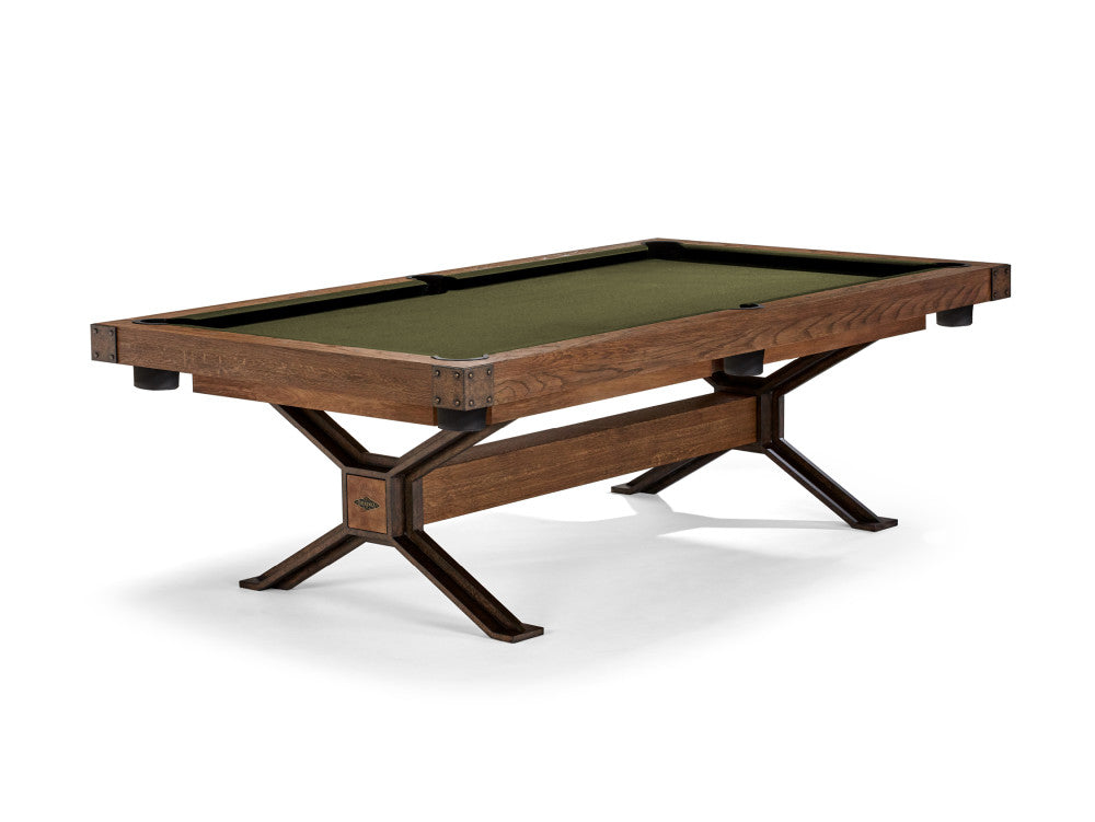 Brunswick Dameron 8 ft Nutmeg with Olive cloth