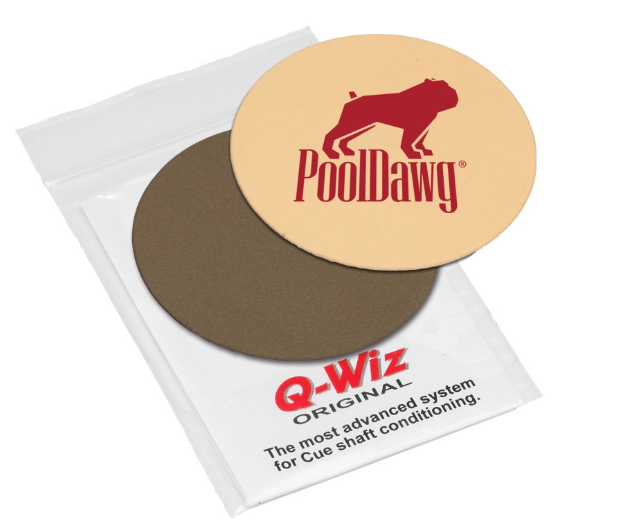 Q-Wiz cue shaft cleaner and conditioner pad