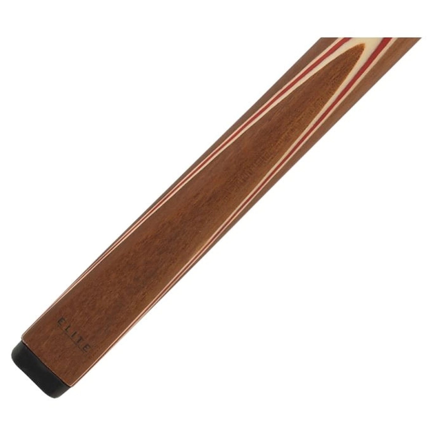 Elite Snooker Cue - Cherry Stain with Red Handle