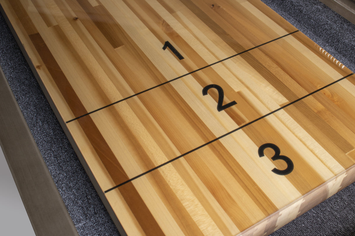 Legacy Elite 12 ft Shuffleboard Table with 20 Inch Wide Playfield detail