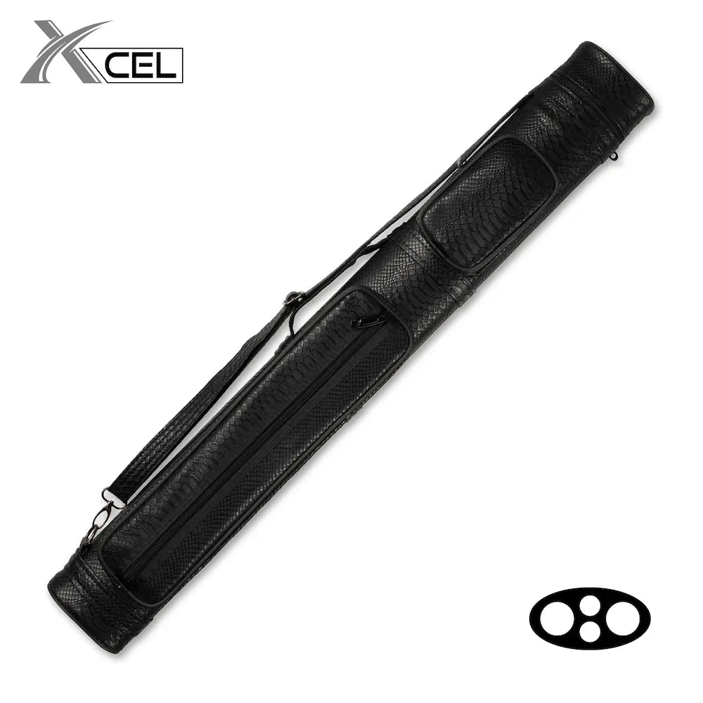 Koda Xcel 2x2 Oval Cue Case - Black