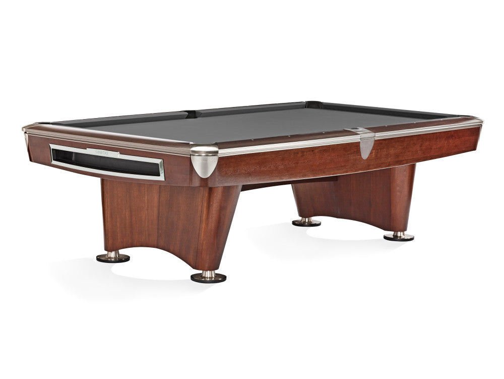 Brunswick Gold Crown VI 9 ft Mahogany with Charcoal cloth