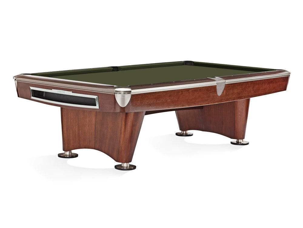 Brunswick Gold Crown VI 9 ft Mahogany with Olive cloth