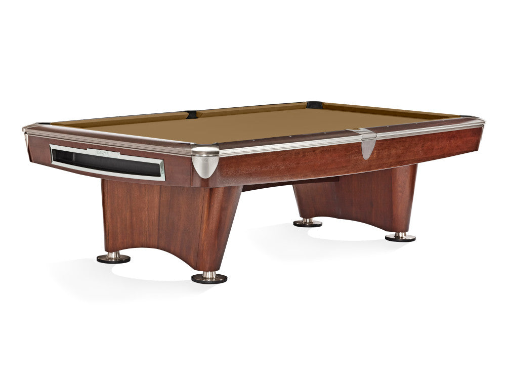 Brunswick Gold Crown VI 9 ft Mahogany with Camel cloth