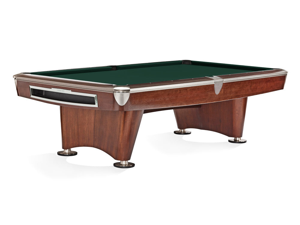 Brunswick Gold Crown VI 9 ft Mahogany with Bottle Green cloth
