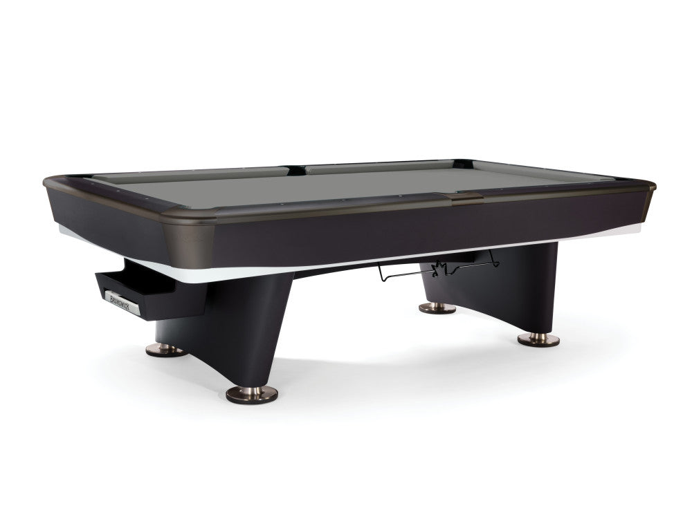 Brunswick Gold Crown VII 8 ft Tournament Black with Steel Gray cloth