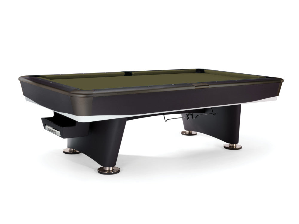 Brunswick Gold Crown VII 8 ft Tournament Black with Olive cloth