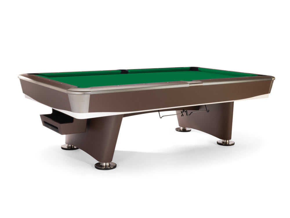 Brunswick Gold Crown VII 8 ft Classic Brown with Championship Green cloth