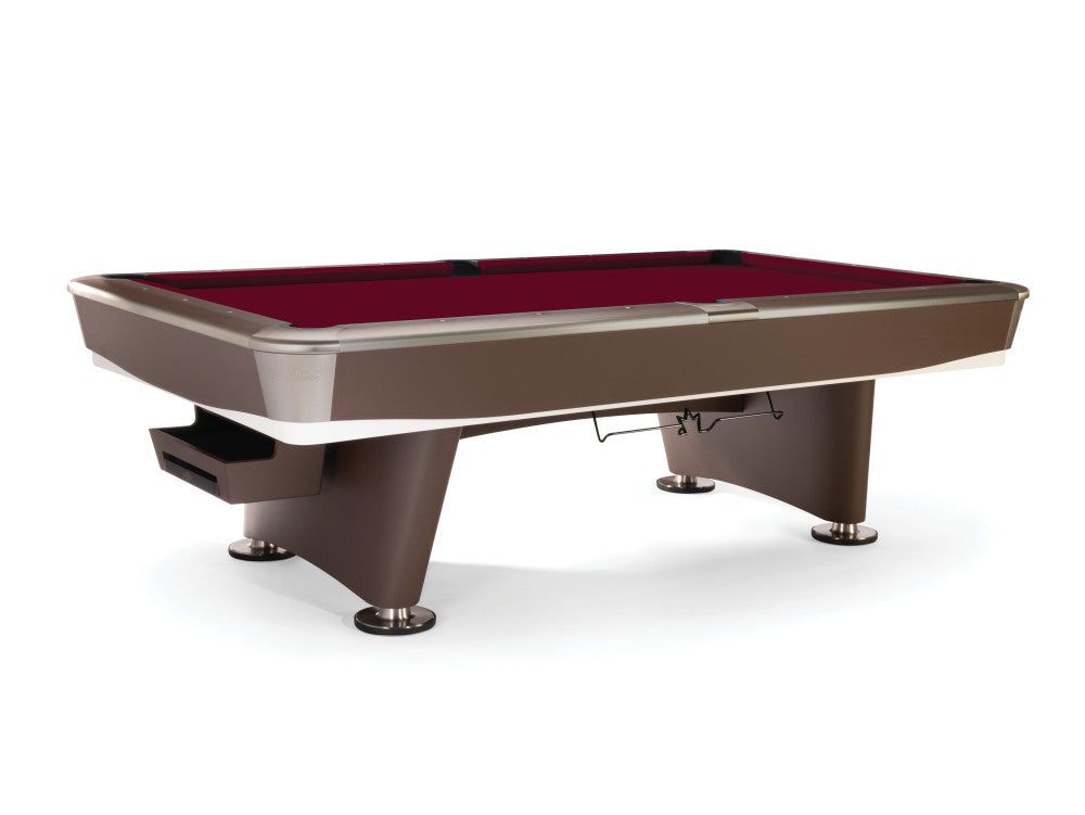 Brunswick Gold Crown VII 8 ft Classic Brown with Wine cloth