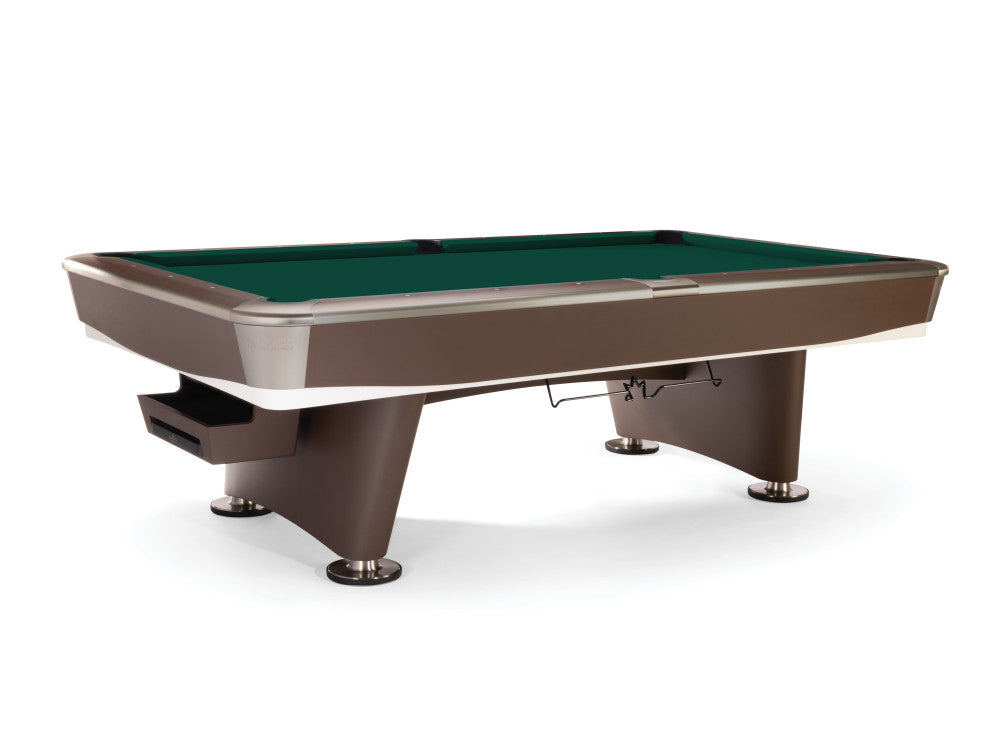 Brunswick Gold Crown VII 8 ft Classic Brown with Bottle Green cloth