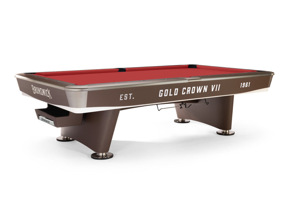 Brunswick Gold Crown VII 9 ft Classic Brown with Red cloth