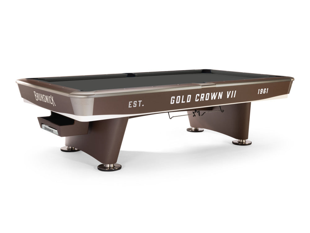 Brunswick Gold Crown VII 9 ft Classic Brown with Charcoal cloth