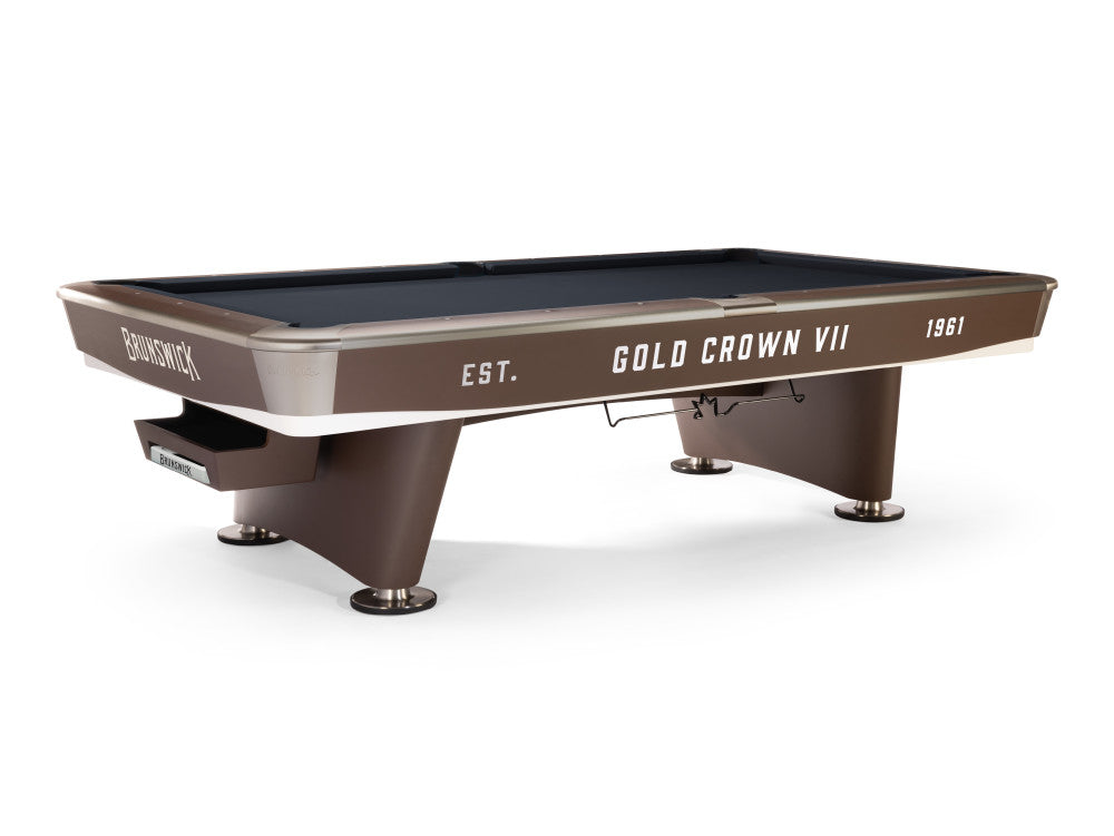 Brunswick Gold Crown VII 9 ft Classic Brown with Black cloth