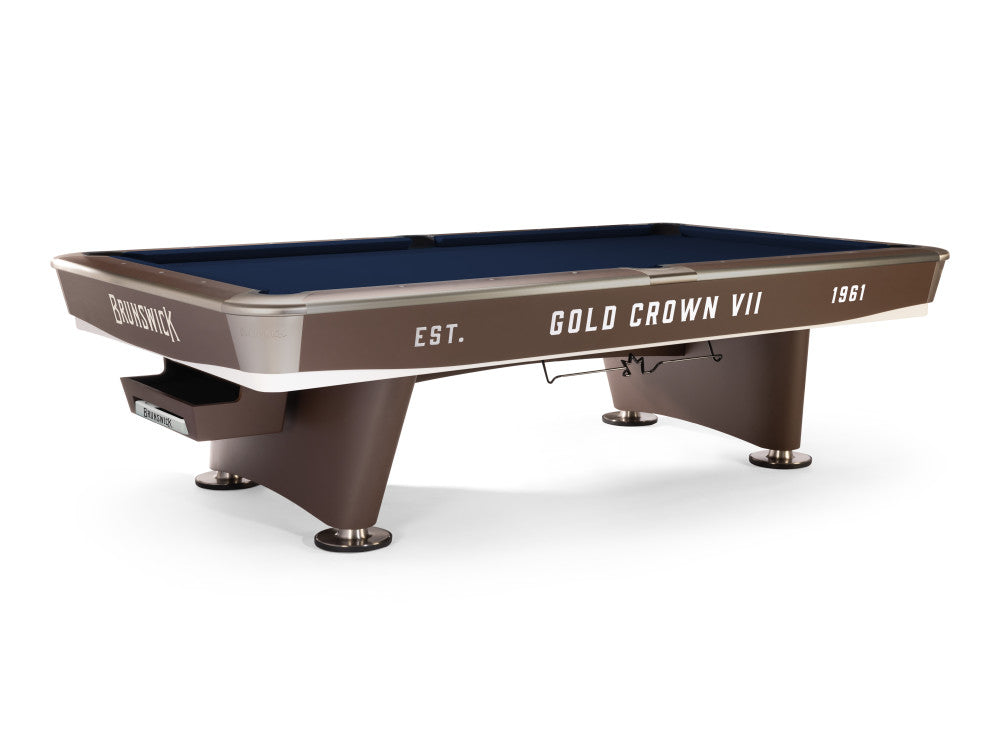 Brunswick Gold Crown VII 9 ft Classic Brown with Navy cloth