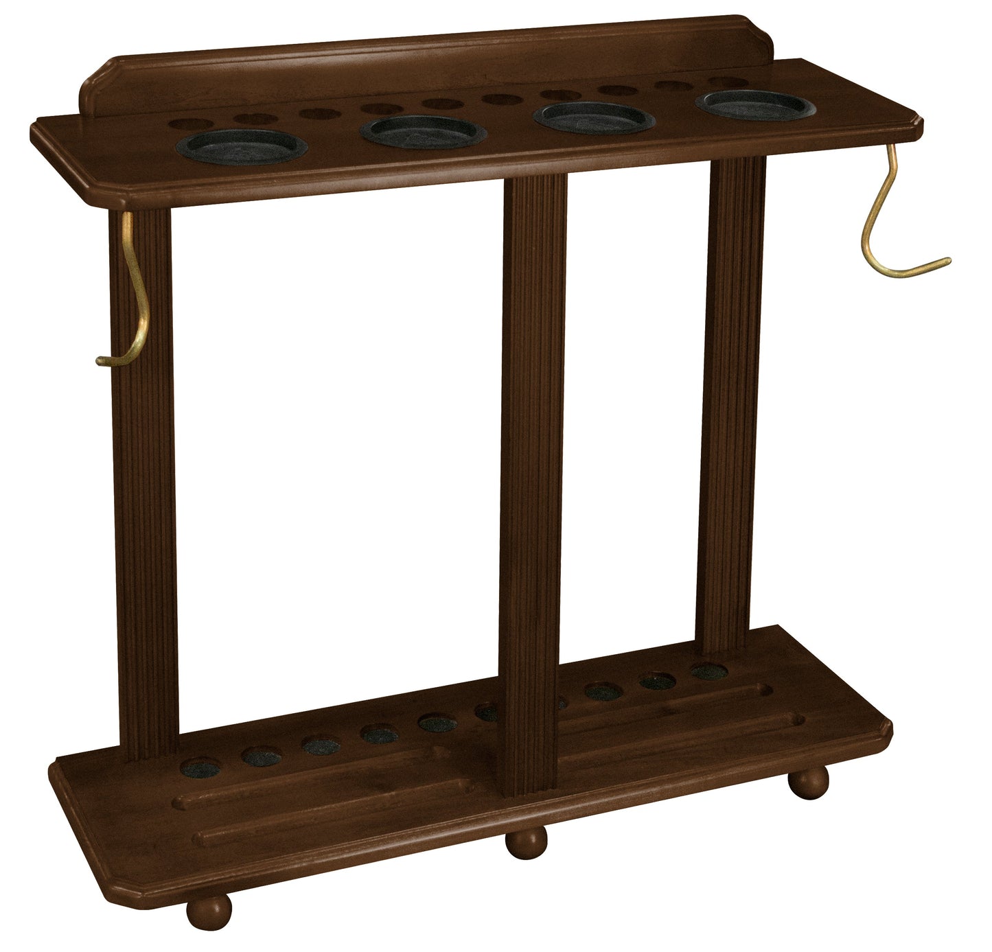 Legacy Heritage floor cue rack in nutmeg