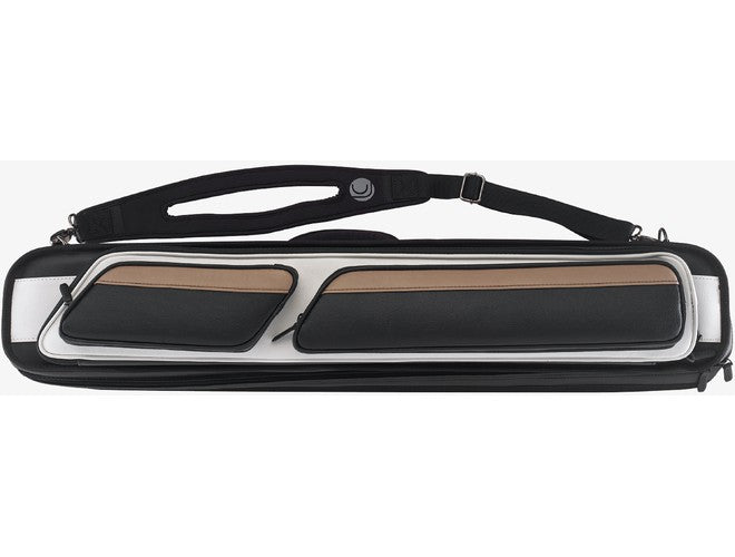 Lucasi LC1048W 4x8 cue case front view with shoulder strap
