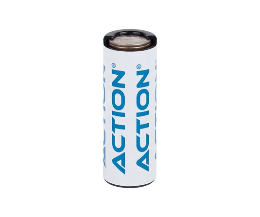 Action black coin holder with Action logo