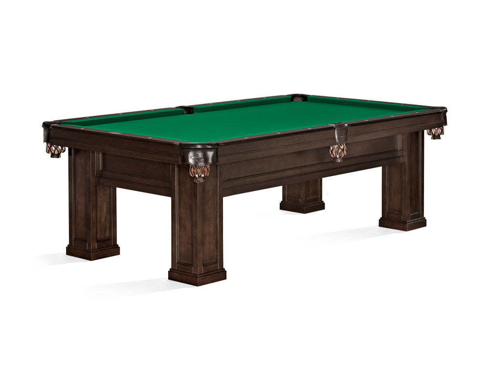Brunswick Oakland II 8 ft Espresso with Championship Green cloth