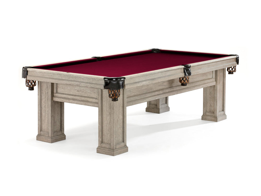 Brunswick Oakland II 8 ft Rustic Grey with Wine cloth