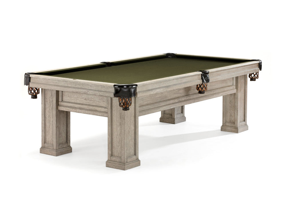 Brunswick Oakland II 8 ft Rustic Grey with Olive cloth