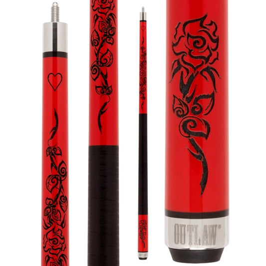 Outlaw Red Rose Cue