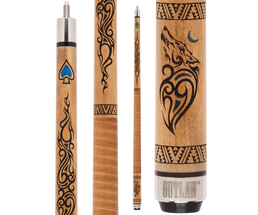 Outlaw Thunder-Turquoise Wolf Cue