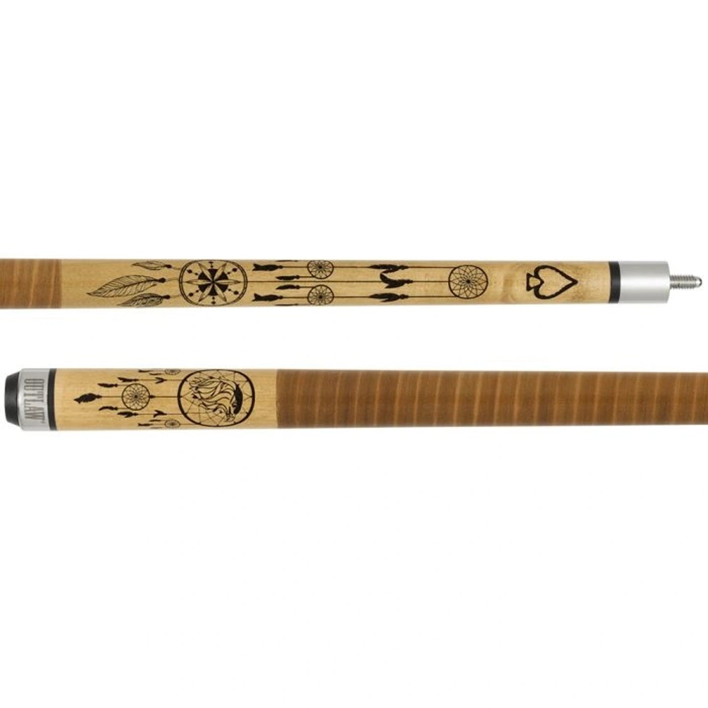 Outlaw Dreamcatcher Pool Cue - Native Design