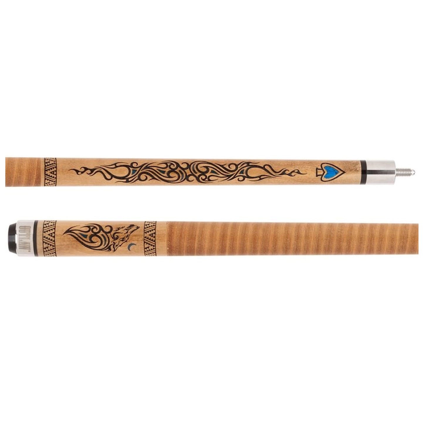 Outlaw Thunder Wolf Pool Cue - Turquoise