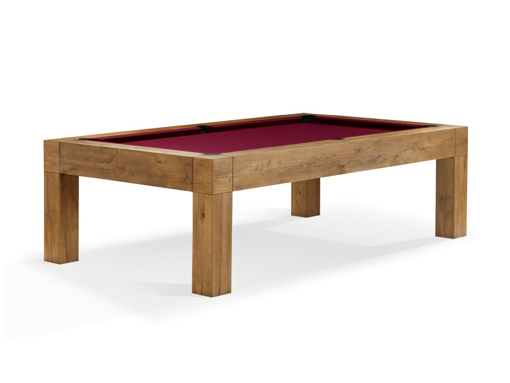 Brunswick Parsons 8 ft Natural Dry Oak with Wine cloth