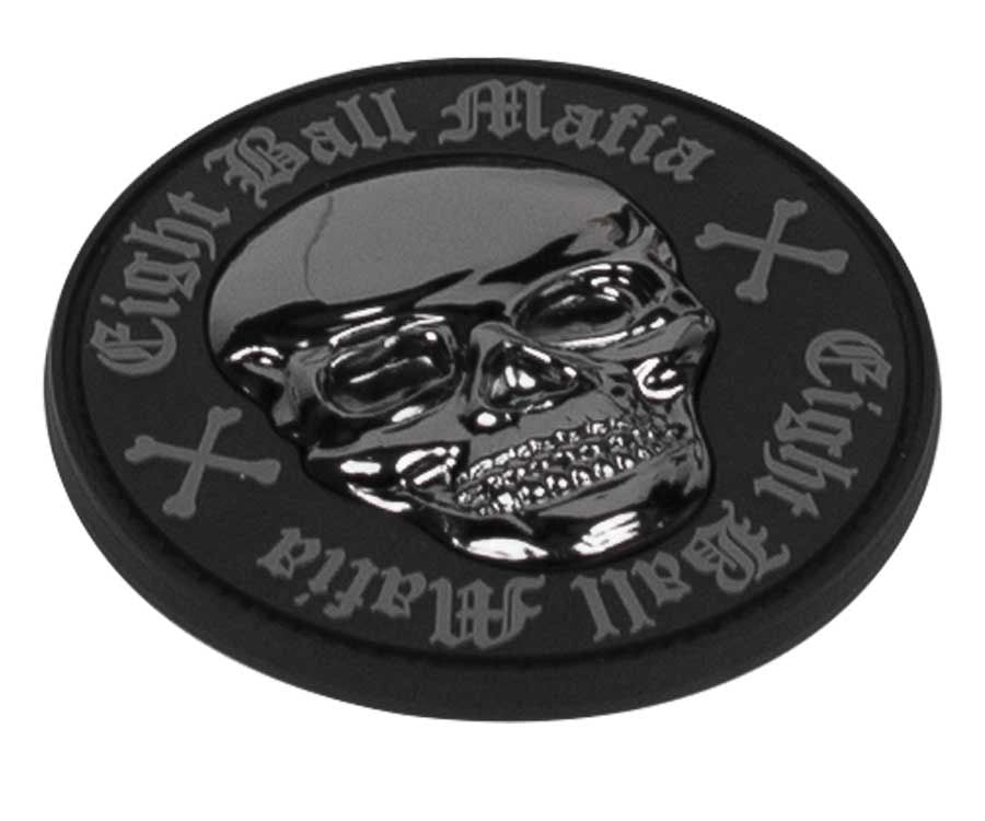 Eight Ball Mafia chrome skull pocket marker