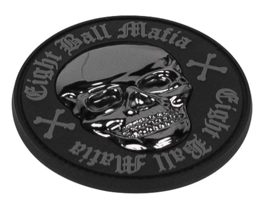Eight Ball Mafia chrome skull pocket marker