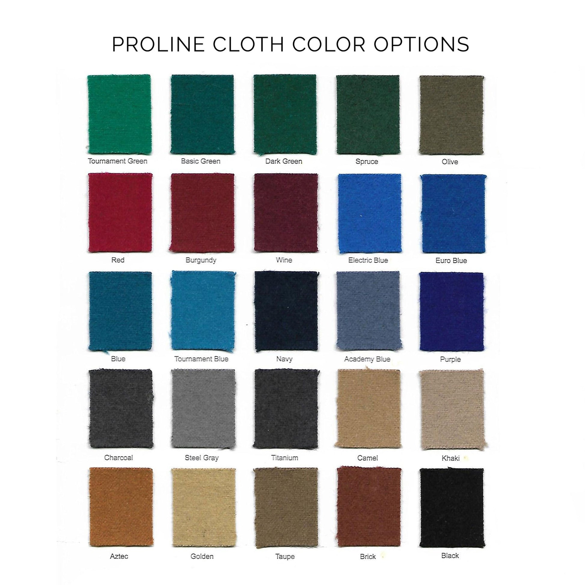 Proline Classic pool table cloth