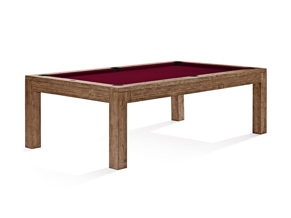 Brunswick Sanibel 7 ft Rustic Dark Brown with Wine cloth