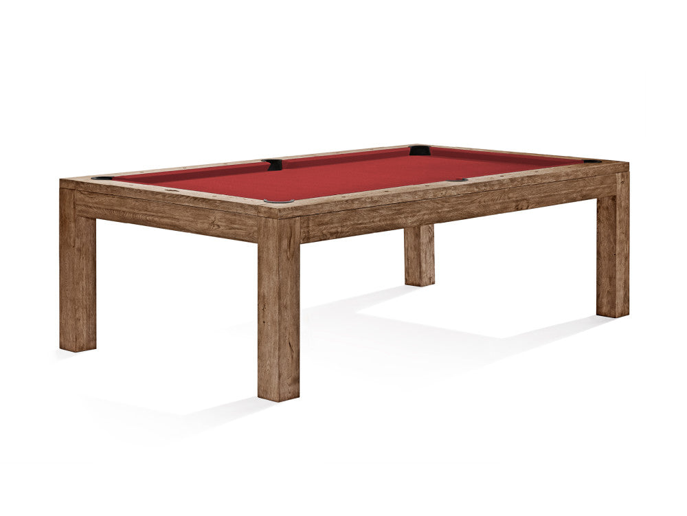 Brunswick Sanibel 8 ft Rustic Dark Brown with Red cloth